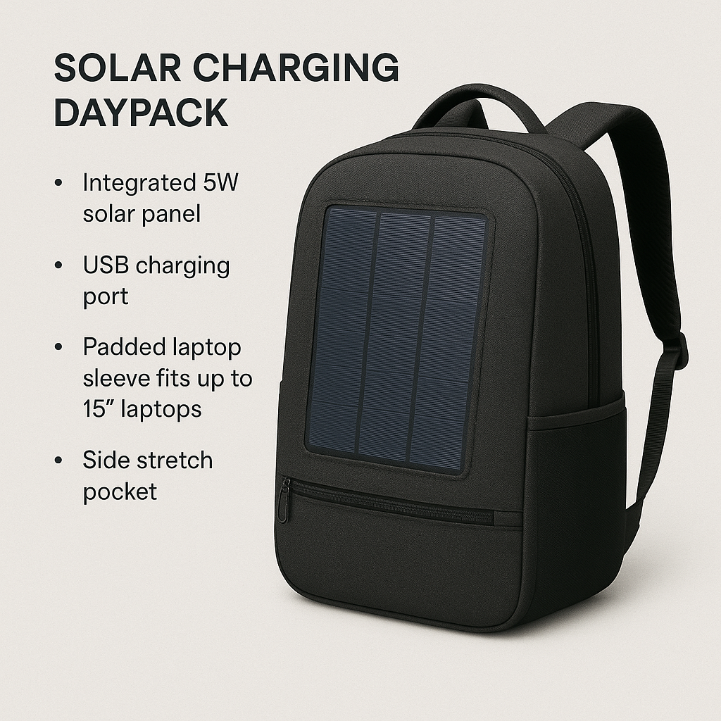Solar Charging Daypack